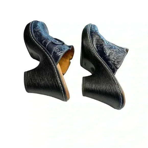 Women’s Sofft Leather Mules Slip-Ons•Dark Blue•Size 8•Genuine Leather•Like New• - Picture 5 of 14